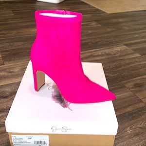 New! Hot pink Jessica Simpson Booties